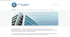 Desktop Screenshot of levinecapital.com