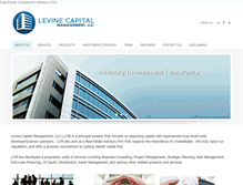 Tablet Screenshot of levinecapital.com